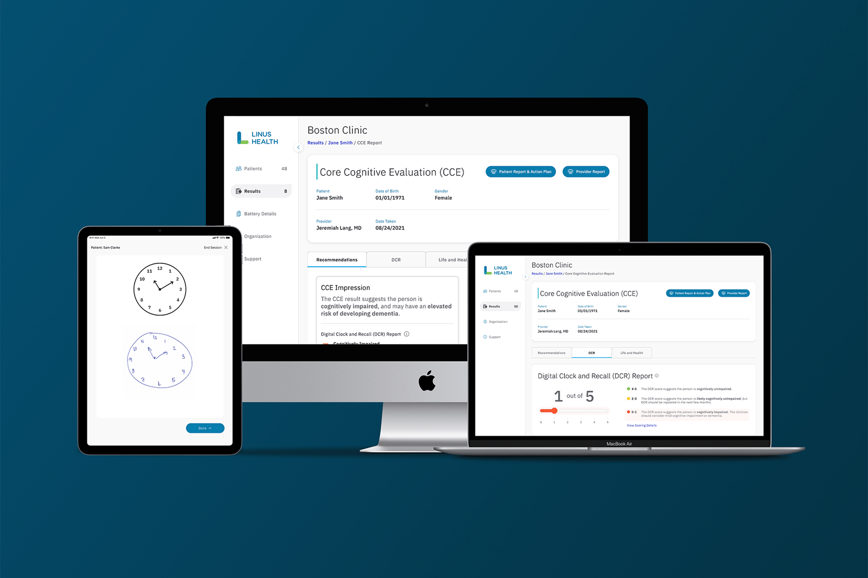 History of the Clock Drawing Test and the Linus Health Platform